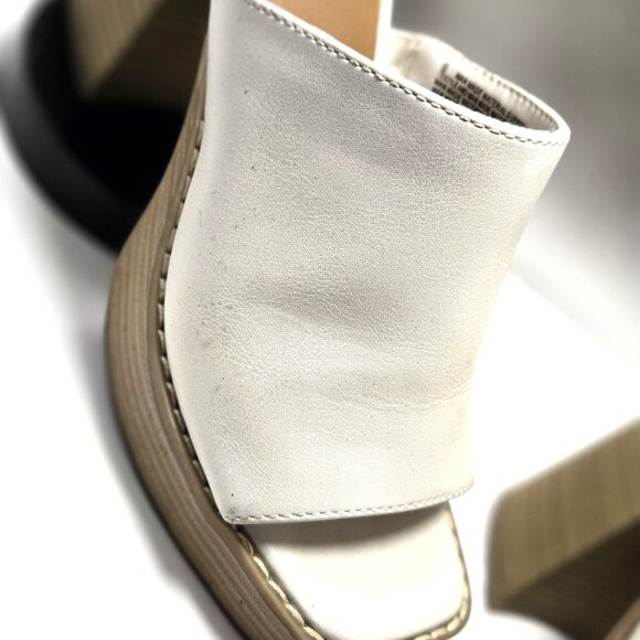 Universal Thread Gabby Women's Beige Block Platform Heeled Mules Size 6 - Picture 3 of 5
